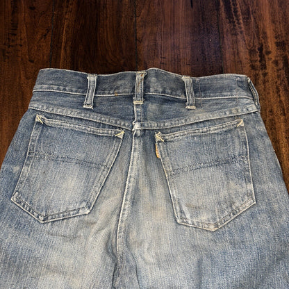 Bally True VTG 40s 50s Redline Selvedge Denim Jeans 1950s Levi’s Big E 27x30