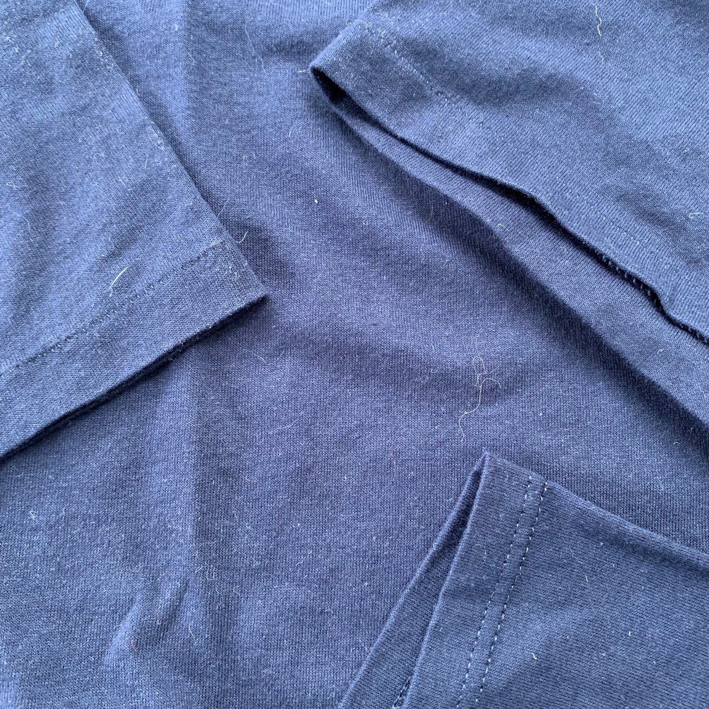 HPD Basic Simple Vintage T Shirt Worker Travel Rap Movie Anime 90s Russell Navy