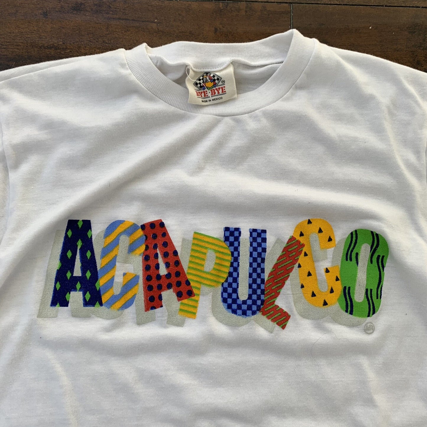 Acapulco Vintage T Shirt Fun Rugrats Cartoon Rap 90s Mexico Travel Vacation 80s