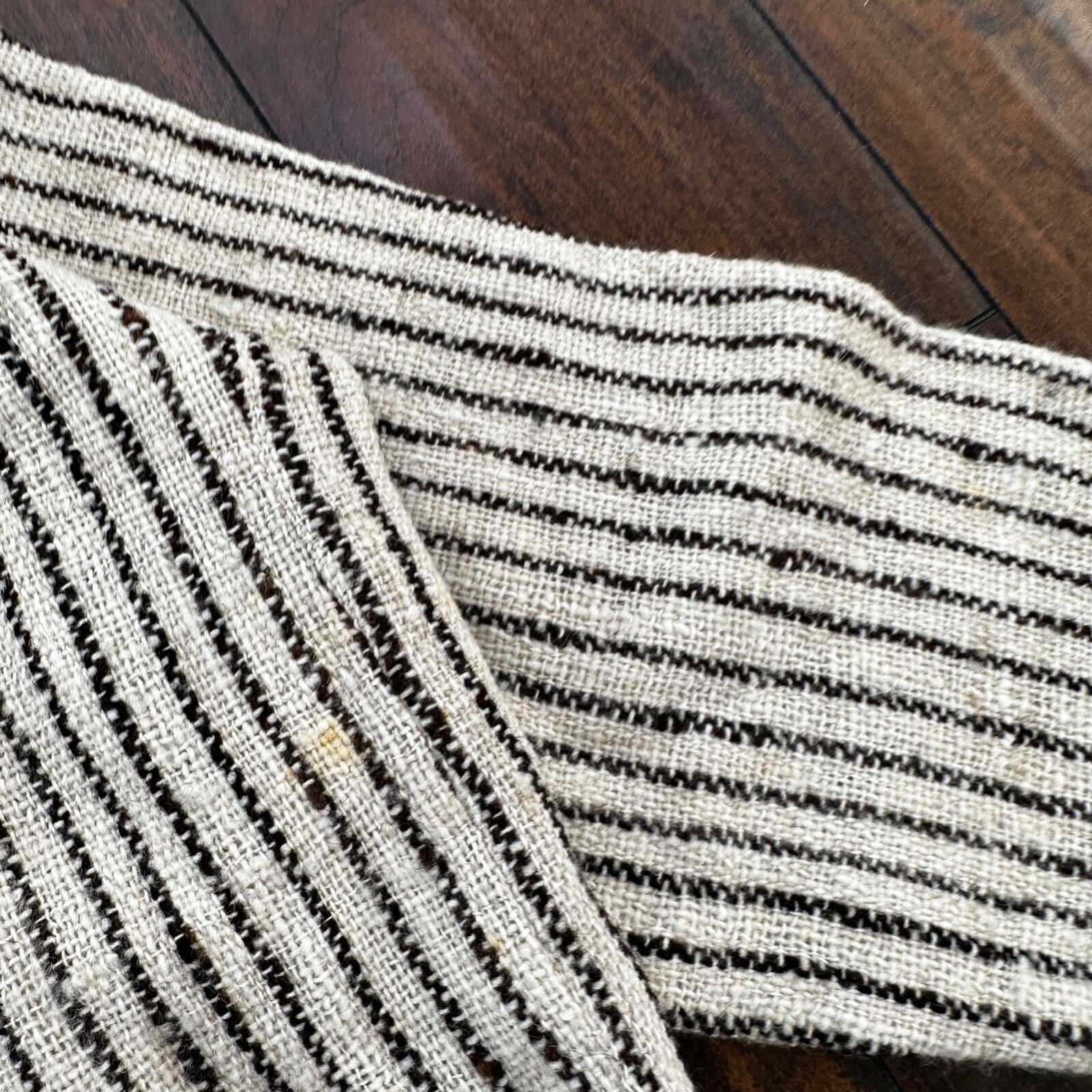 VTG 60s Sweatshirt Womens Zebra Stripe Full Zip Long Sleeve Wool 1960s Rare