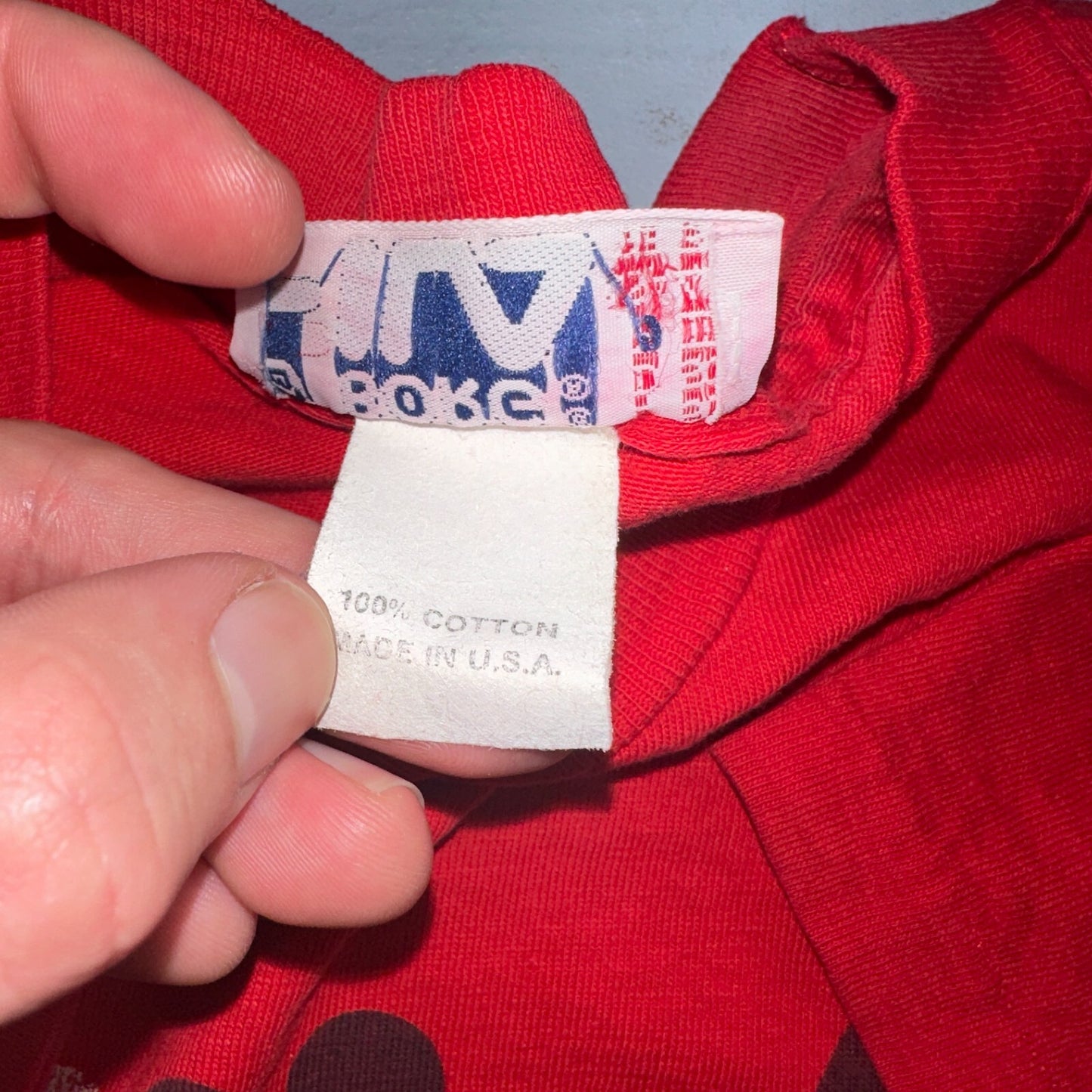 FILA 1983 Open VTG T Shirt USA Tennis Borg 80s Rare Red Graphic Print Sports