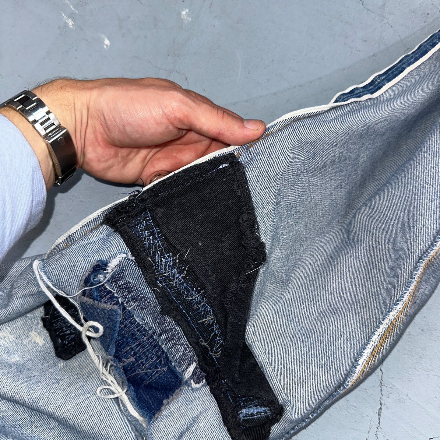 Levis 501 Vintage 80s Redline Selvedge USA XX Jeans Light Wash 36x36 Act 34x30