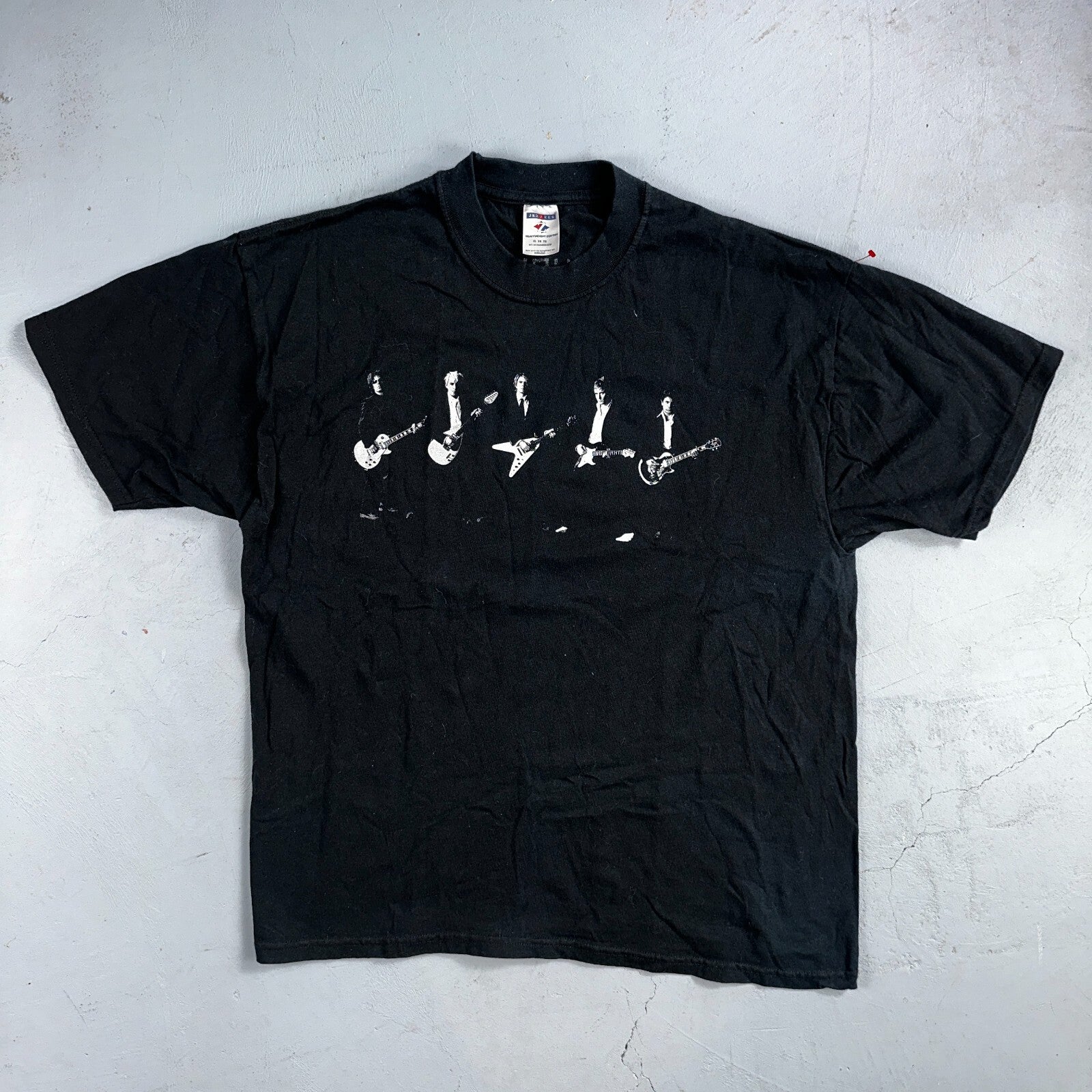 Duran Duran 2005 USA Tour Black VTG T Shirt Y2K Music Band Promo Concert Dance