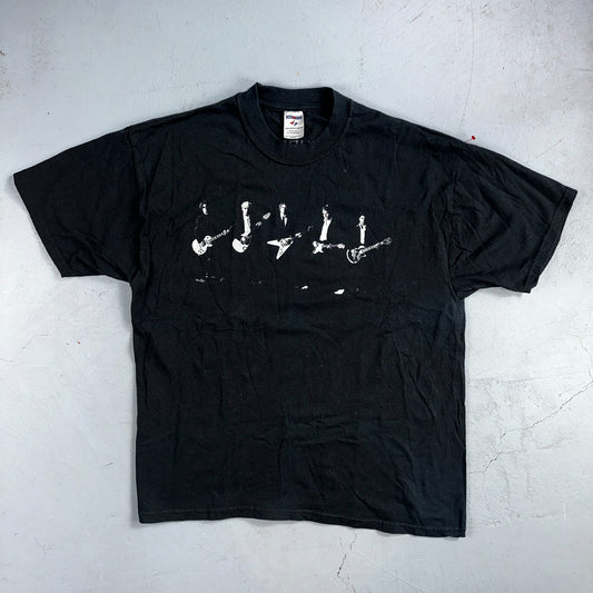 Duran Duran 2005 USA Tour Black VTG T Shirt Y2K Music Band Promo Concert Dance