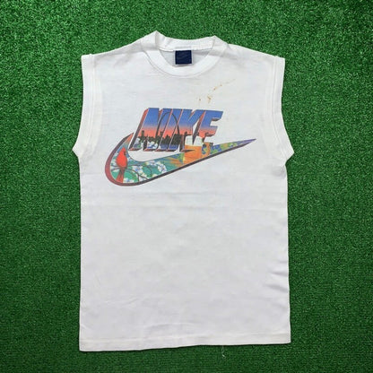 Vintage Nike 80s St Louis Swoosh City Series T Shirt USA Rare Tank Small