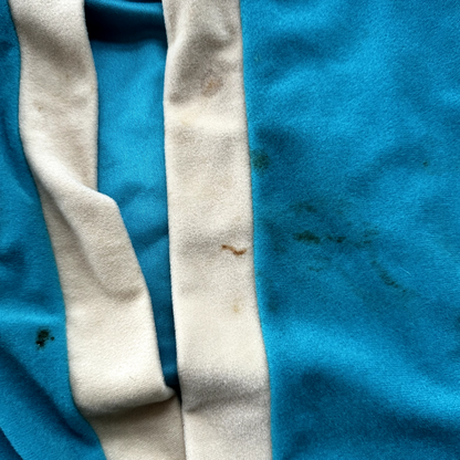 Vintage Blue 1980s Robe USA Small One Size Unisex 80s 70s Cool Basic Pajama