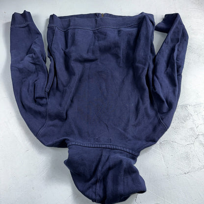 Polo Ralph Lauren VTG Full Zip Hoodie Men’s Size XL Cotton Blue Jacket 90s