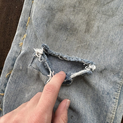 Levis 501 XX Big E True Vintage 50s Redline Hidden Rivets Jeans 1950s 60s 26x26