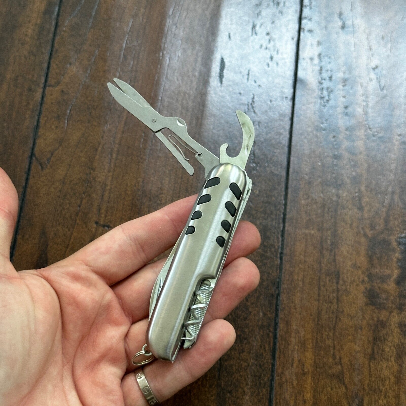 VINTAGE MYRON SWISS STYLE FOLDING MULTI TOOL POCKET KNIFE SOFT TEST INC