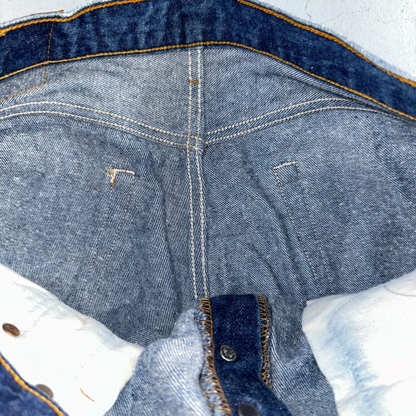 Levis 501 Vintage 90s USA XX Straight Leg Jeans Blue Dark Wash 36x36 Act 34x32