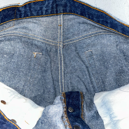 Levis 501 Vintage 90s USA XX Straight Leg Jeans Blue Dark Wash 36x36 Act 34x32