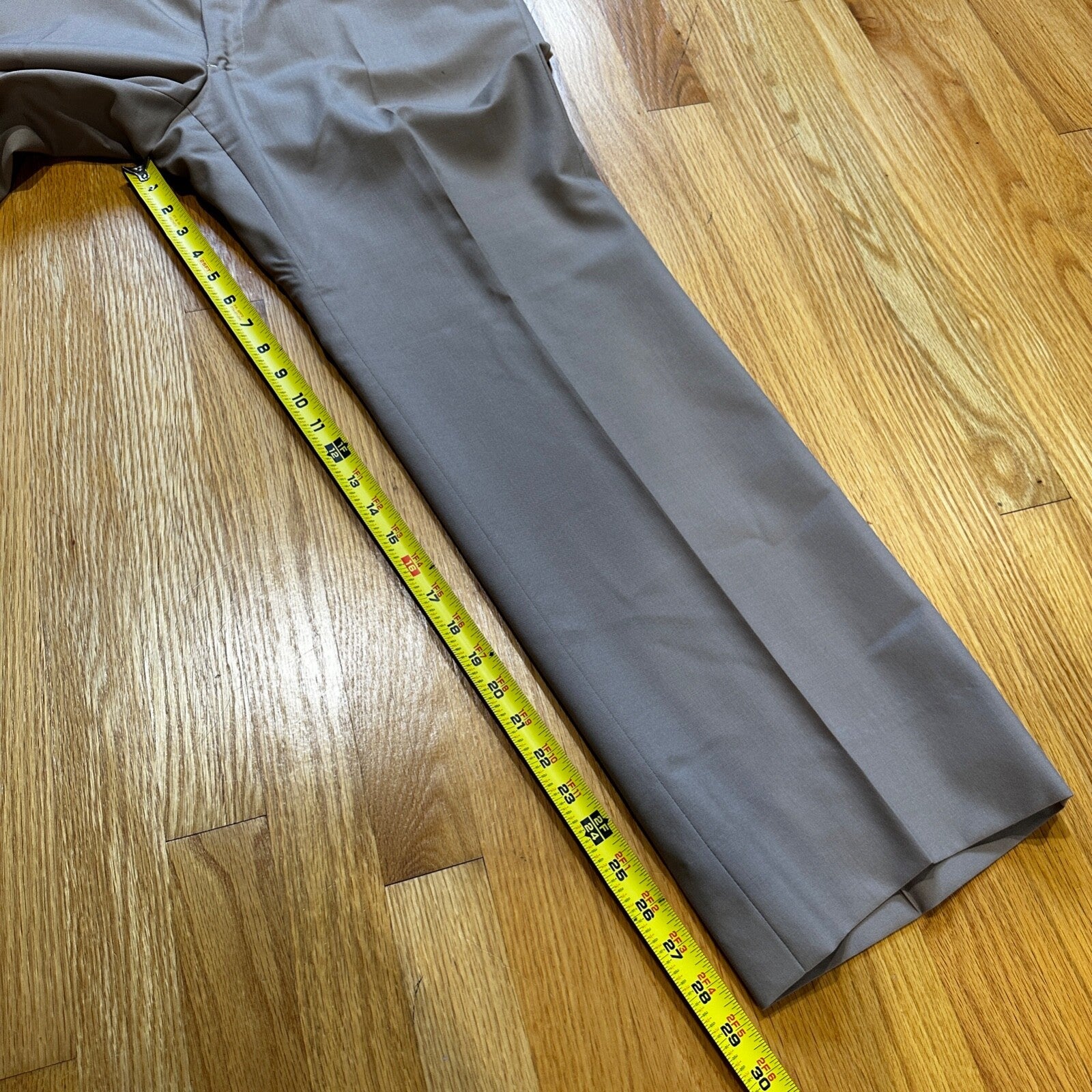 1960s Beige Sport Jacket VTG Mens Suit 44 36x29 Rockabilly Solid Tan Pants 60s