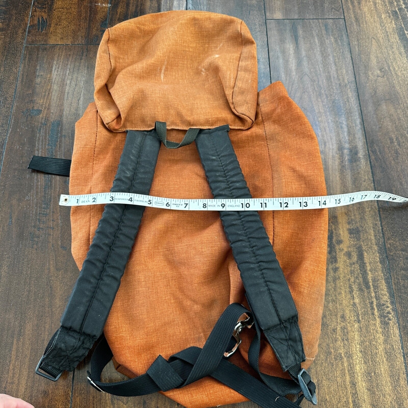 Alpenlite Vintage Hiking Camping Backpack Orange Ventura California 70s 80s Pack