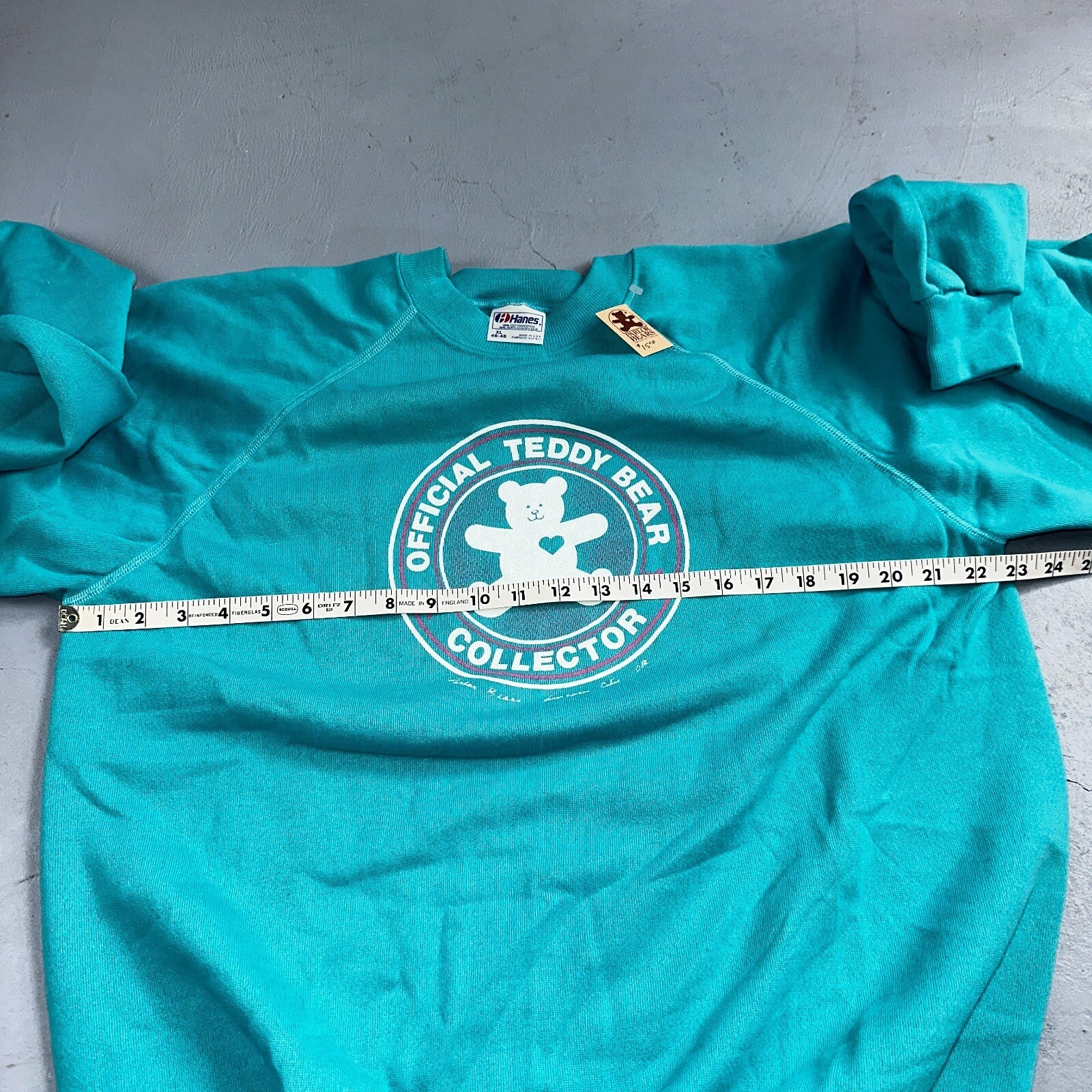 Hanes VTG Parlor Bears Crew Neck Sweatshirt Teddy Bear Collector TY 1980s XL