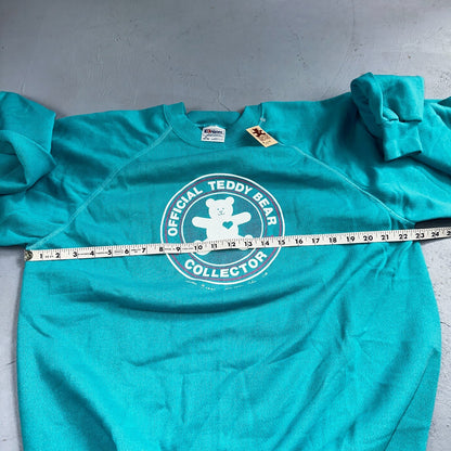 Hanes VTG Parlor Bears Crew Neck Sweatshirt Teddy Bear Collector TY 1980s XL