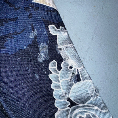 Vintage 90s Kennington Ltd. California Hawaiian Shirt All Over Print Floral Sz L