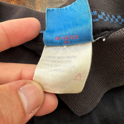 Nike John McEnroe 1985 Challenge Court Checkerboard Tennis Polo Shirt Vintage L