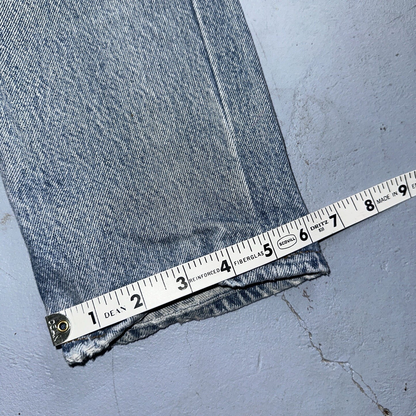 Levis 501 Vintage 80s USA XX Straight Leg Jeans 33x30 Altered Skinny Act 30x33