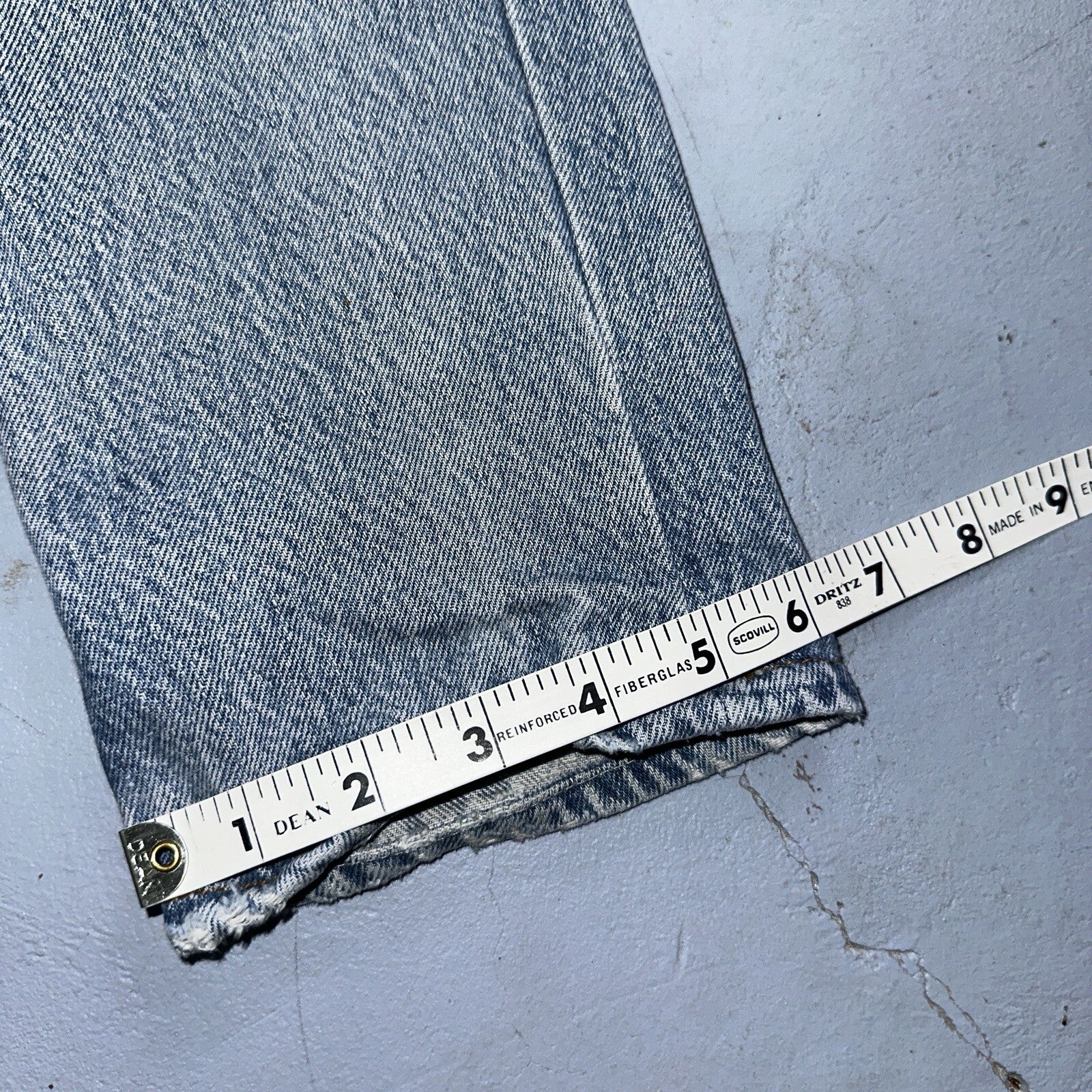 Levis 501 Vintage 80s USA XX Straight Leg Jeans 33x30 Altered Skinny Act 30x33