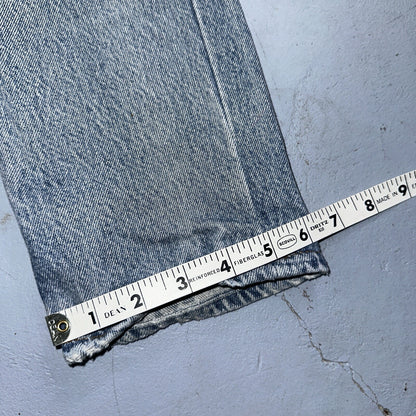 Levis 501 Vintage 80s USA XX Straight Leg Jeans 33x30 Altered Skinny Act 30x33