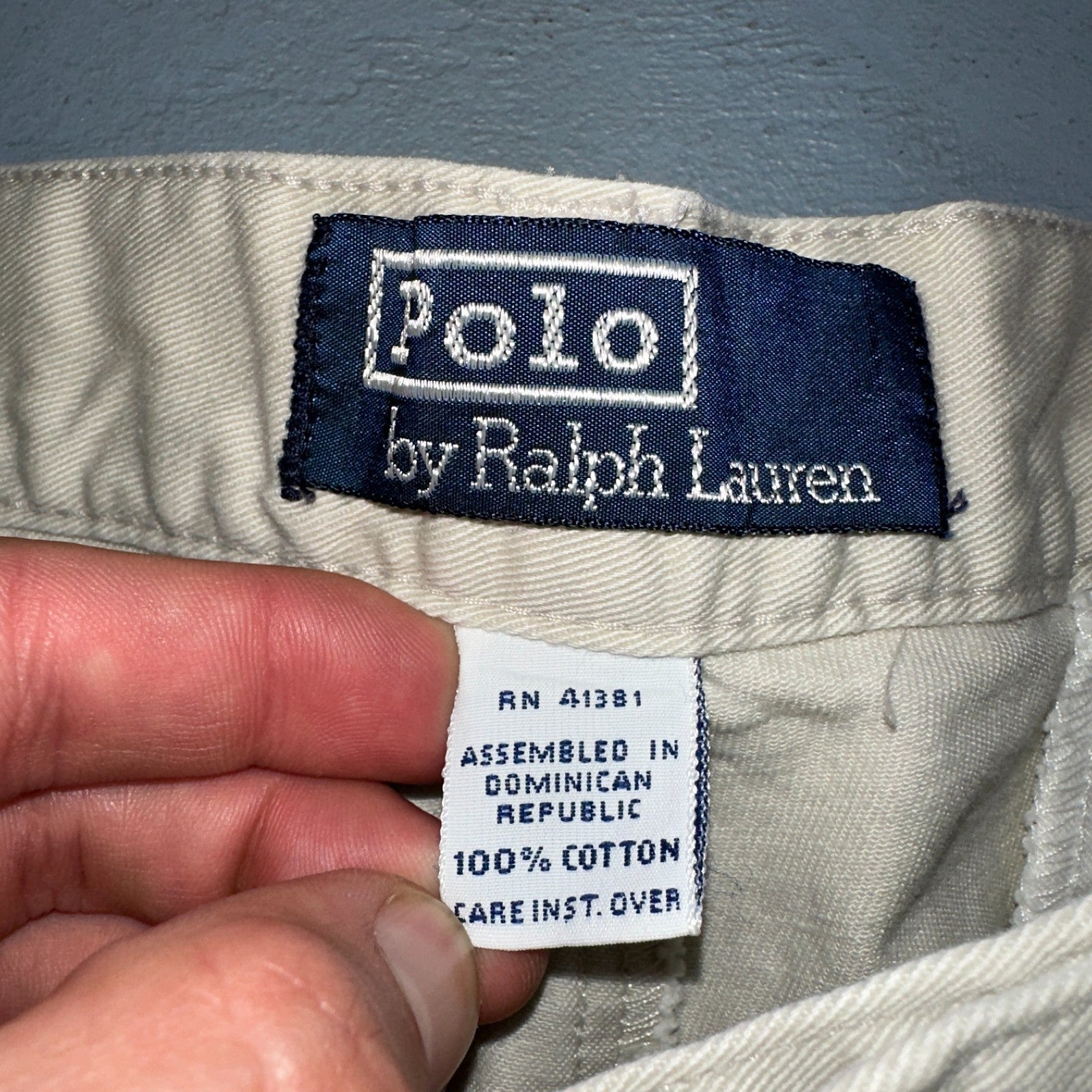 Polo Ralph Lauren Chino Pants Men's Size 29x31 Vintage Authentic Dry Goods