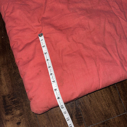 Vtg Sleeping Bag Canvas Red Duffle Bag USA Bell System Talon 1940s 40s 50s WWII