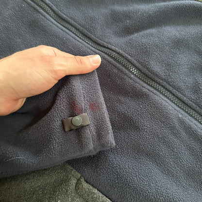 The North Face Navy Fleece Jacket Kids T206 T606 F09 Grey XL TNF VTG Style