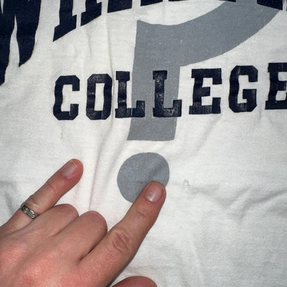 What Man College VTG T Shirt Cover Charge Tab All You Can Drink Funny ? Question