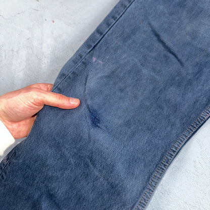 Levis 501 Vintage 90s USA XX Straight Leg Jeans Blue Overdyed 33x30 Act 32x29