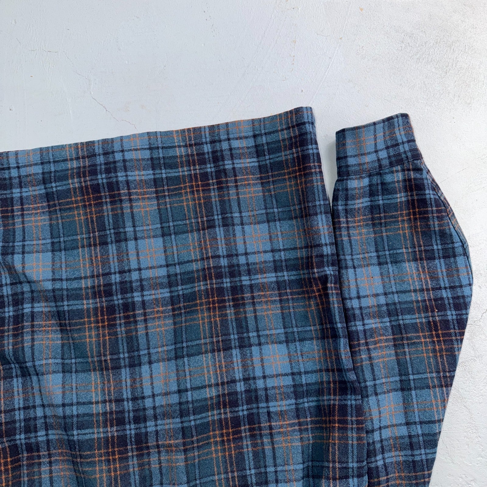 Pendleton Board Shirt Mens S 1960s Plaid Wool Long Sleeve VTG USA Loop Collar