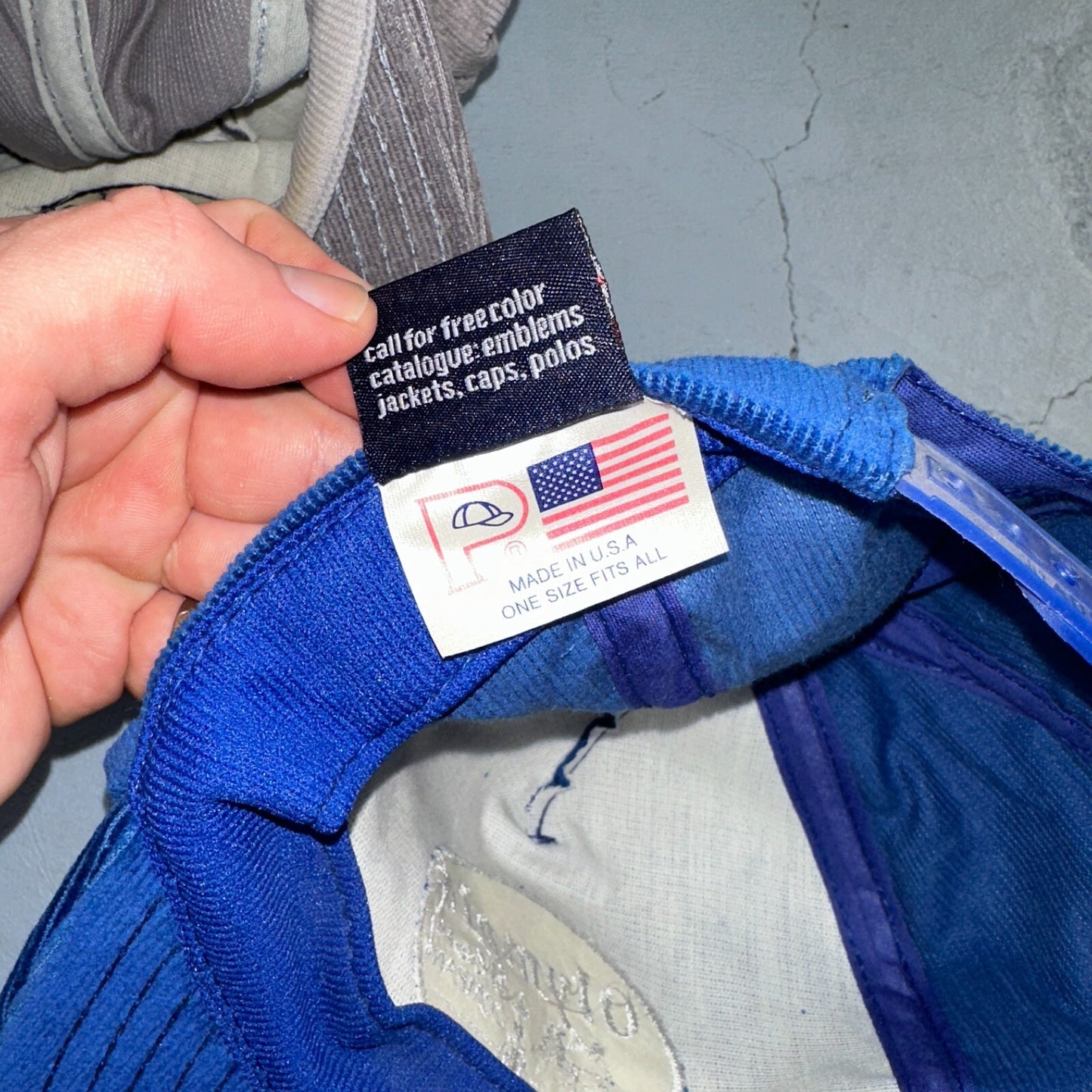 Olympic Pipeline Company VTG Hat Cap Snapback Oregon Corduroy RAM USA Lot 2