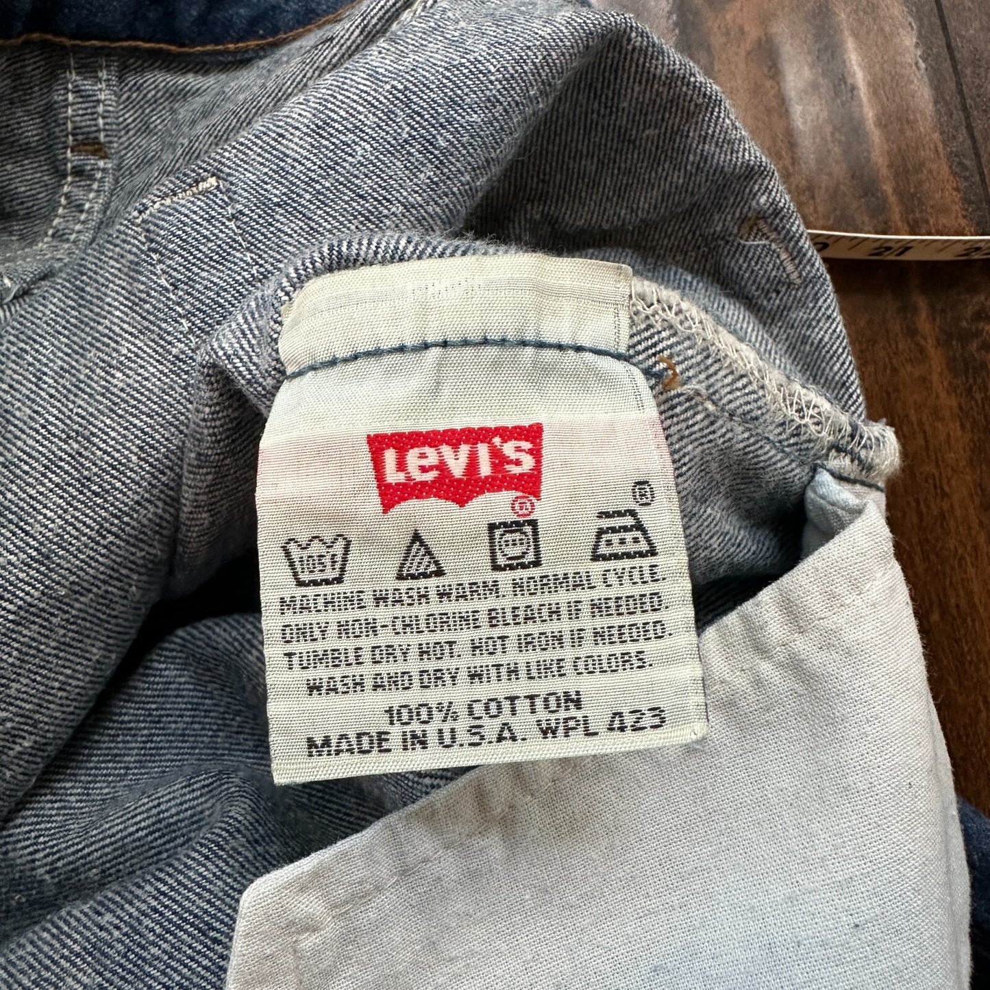 Levis 501 Vintage 90s USA XX Straight Leg Jeans Blue Med Wash 34x32 Act 31x30