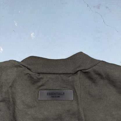 Essentials Fear Of God Brown Puff Print Logo Spell Our Men’s T Shirt XL Boxy