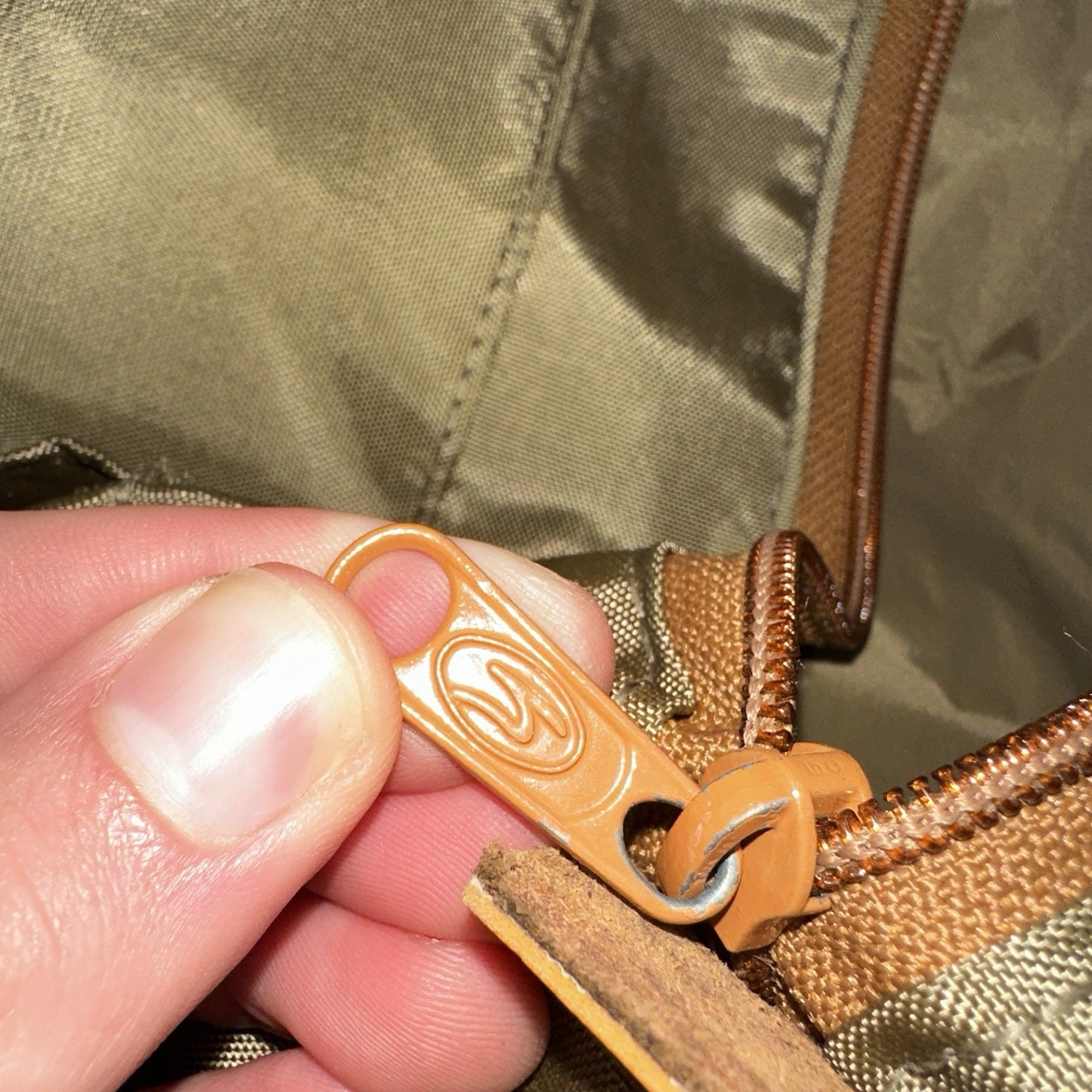 VTG Hartmann Garment Suit Bag Carry On Leather & Nylon 25x40 Luggage Hang up