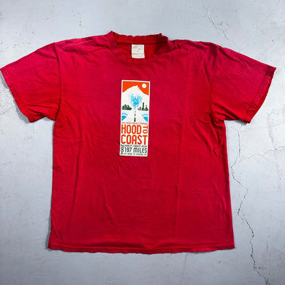 Nike Hood To Coast 2004 Y2K VTG T Shirt Promo Running Race Official Oregon PDX