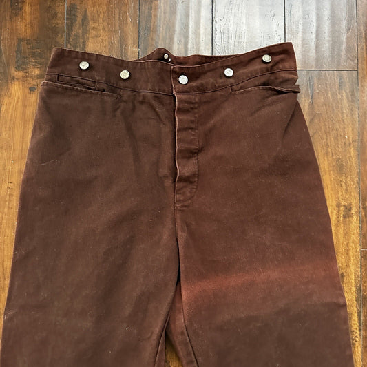 VTG Mens Frontier Maker USA Outdoor Pants Buckleback Cowboy 42 Brown Western