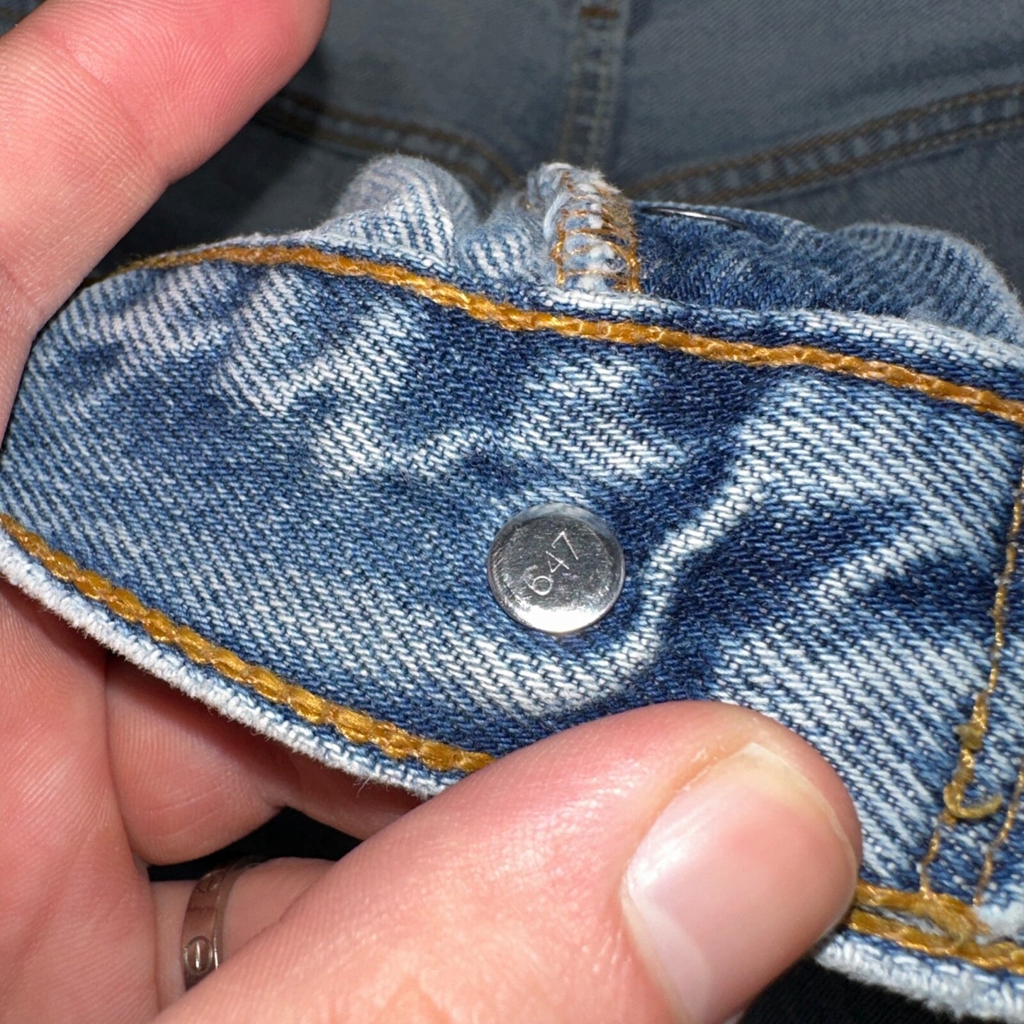 Levis 501 Vintage Y2K XX Straight Leg Jeans 90s Blue Light Wash 33x30 Act 32x28