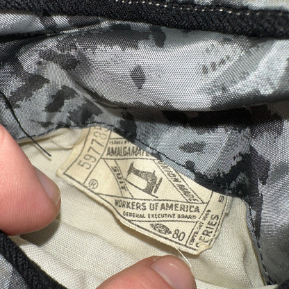 VTG Mens Suit 36 Double Breast 8 Button Jacket Sport Coat Rockabilly 50s Striped