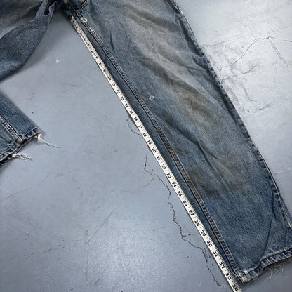 Levis 560 Vintage 90s Canada Red Tab Loose Fit Tapered Leg Blue Jeans 31x34