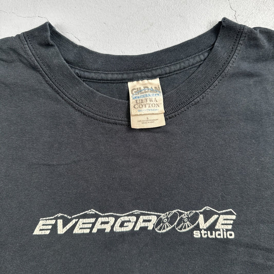 Evergroove Studios Rare Y2K VTG T Shirt Colorado Music Band Production Grammy