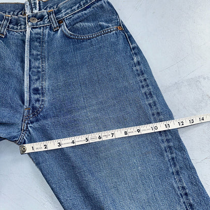 Levis 501 VTG 70s SS Redline Selvedge Jeans XX Med Wash 27x31 Tailored Altered
