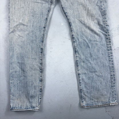Levis 501 Vintage Y2K XX Straight Leg Jeans 36x30 Light Wash 2000s Act 35x29