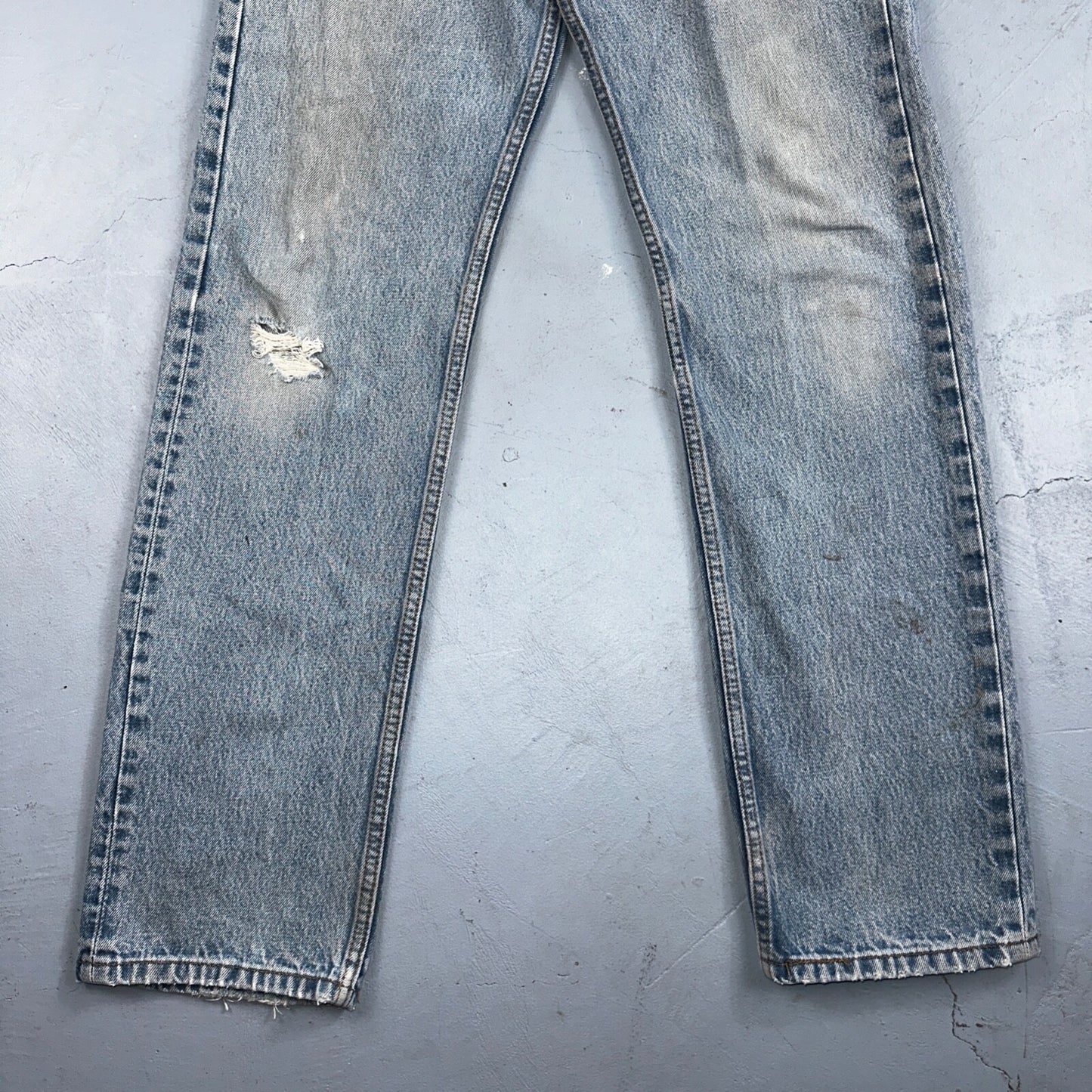 Levis 501 Vintage Y2K XX Straight Leg Jeans 33x36 Light Wash 2000s Act 31x31