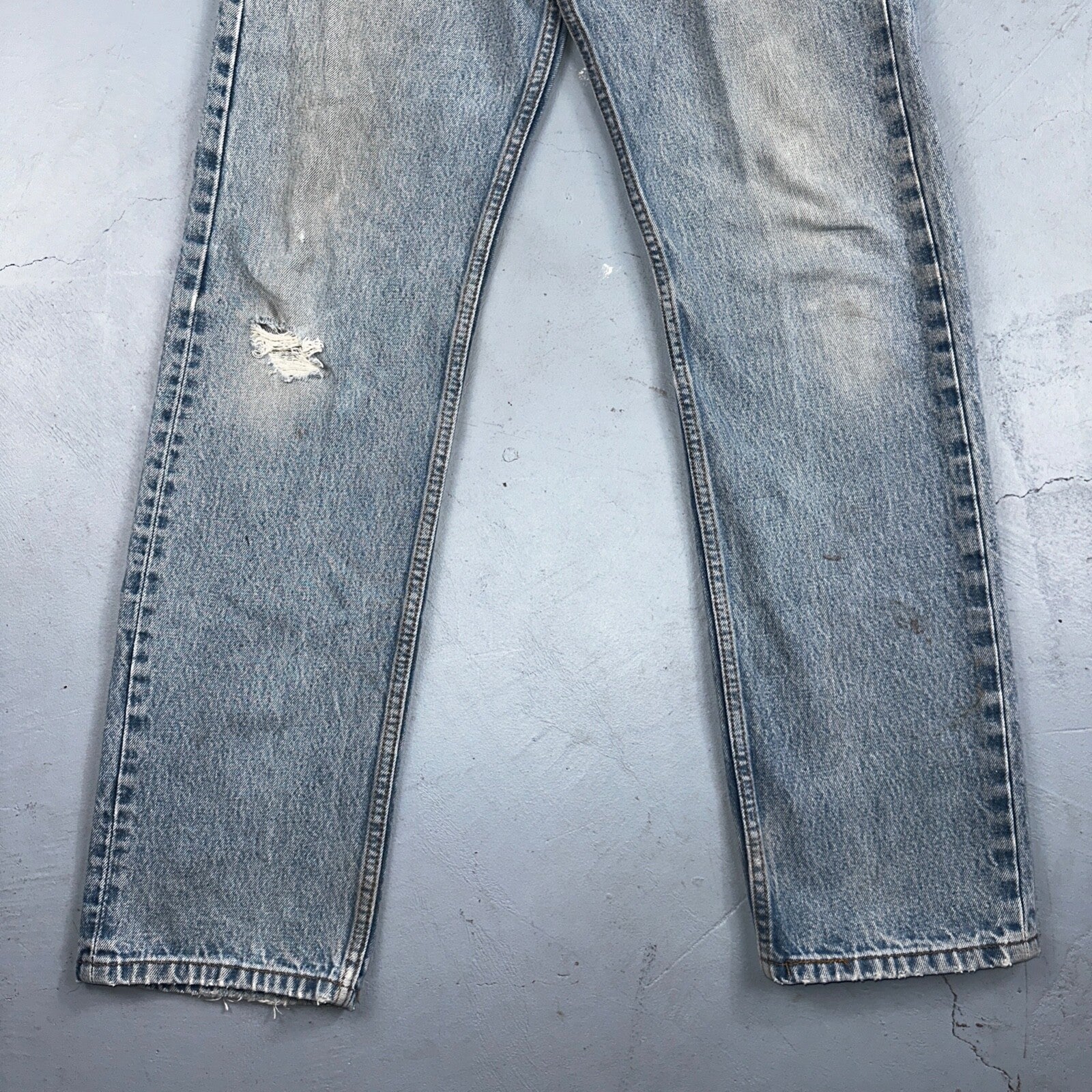 Levis 501 Vintage Y2K XX Straight Leg Jeans 33x36 Light Wash 2000s Act 31x31