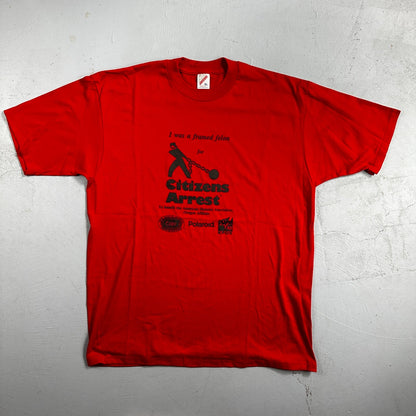 Framed Felon Wild VTG T Shirt Citizens Arrest Oregon Polaroid Prison Jail Break
