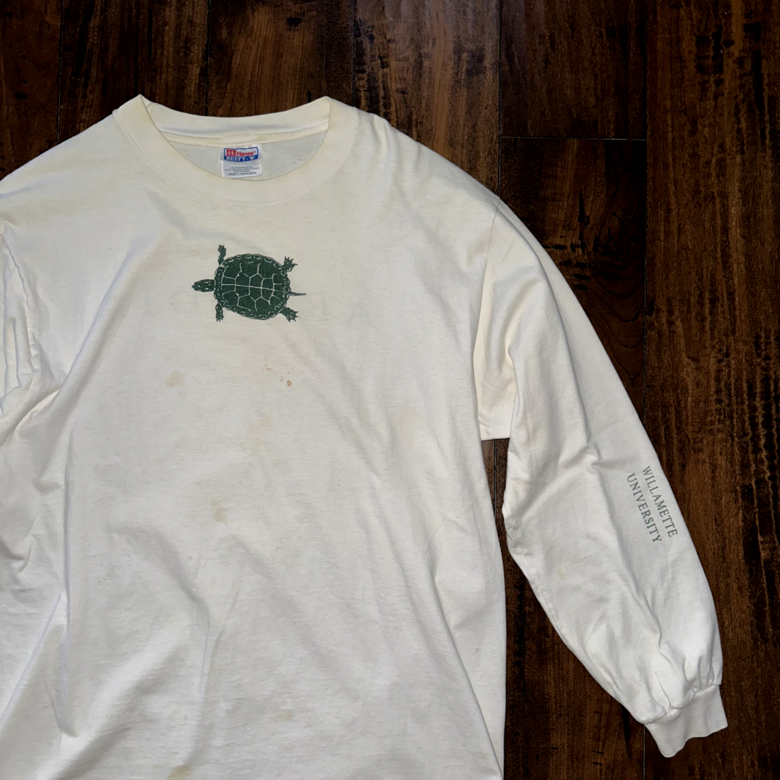 Turtle Peace Long Sleeve Arcadia Vintage T Shirt Willamette University Animals