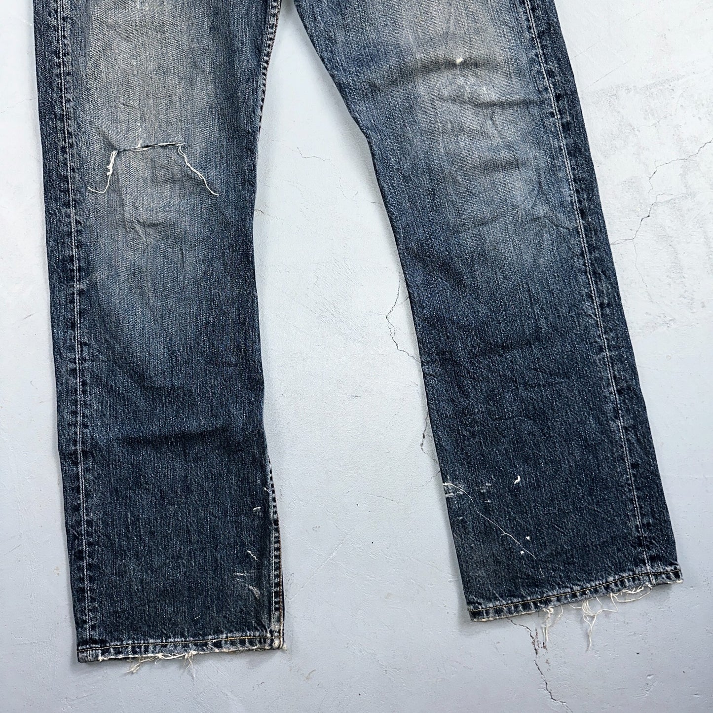 Levis 501 Vintage Y2K XX Straight Leg Jeans Blue Med Wash 33x32 Act 32x31