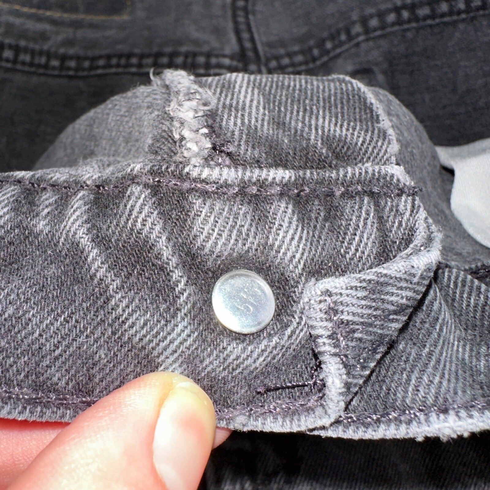 Levis 550 Vintage 90s USA Orange Tab Jeans 38x32 Black Med Wash 501 Act 36x31