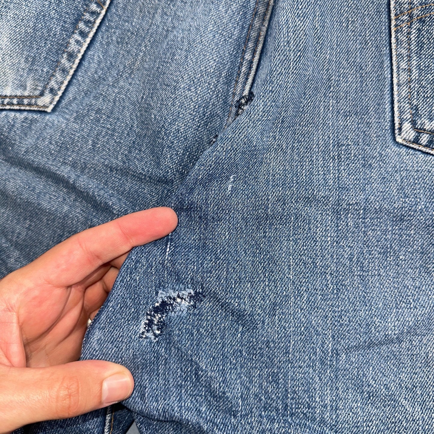 Levis 501 Vintage 70s SS Redline Selvedge USA XX Jeans Med Wash 48x30 Act 44x26