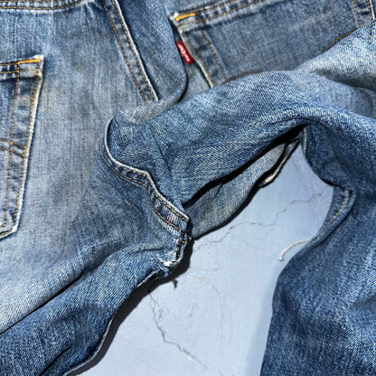 Levis 501 Vintage Y2K XX Straight Leg Jeans Blue Light Wash 34x34 Act 33x33